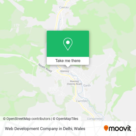 Web Development Company in Delhi map