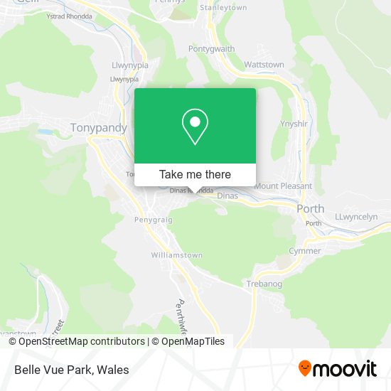 Belle Vue Park map
