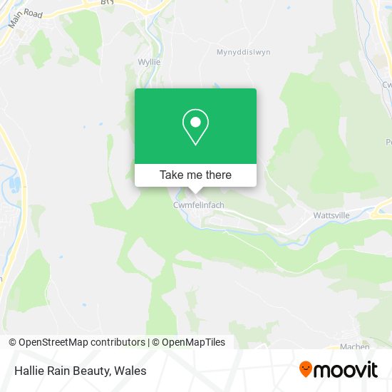 Hallie Rain Beauty map