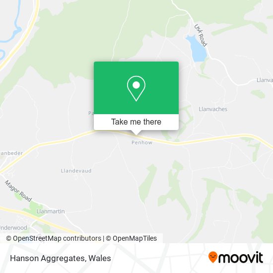 Hanson Aggregates map