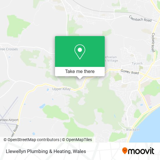 Llewellyn Plumbing & Heating map