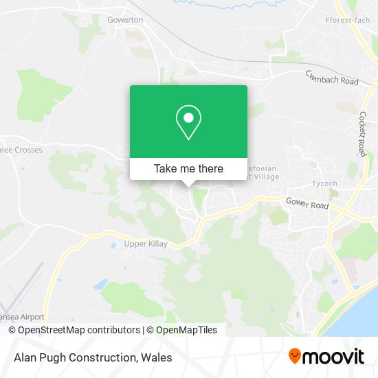 Alan Pugh Construction map