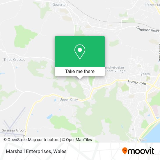 Marshall Enterprises map