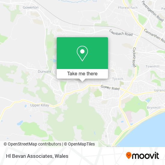 Hl Bevan Associates map