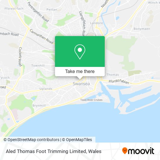 Aled Thomas Foot Trimming Limited map