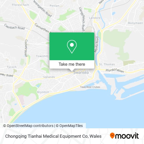 Chongqing Tianhai Medical Equipment Co map