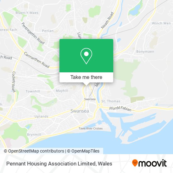 Pennant Housing Association Limited map