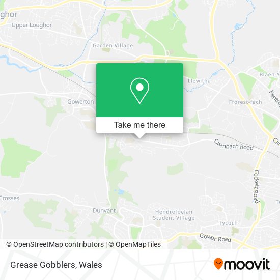 Grease Gobblers map