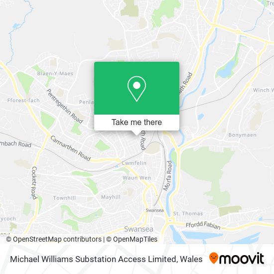 Michael Williams Substation Access Limited map