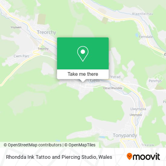 Rhondda Ink Tattoo and Piercing Studio map