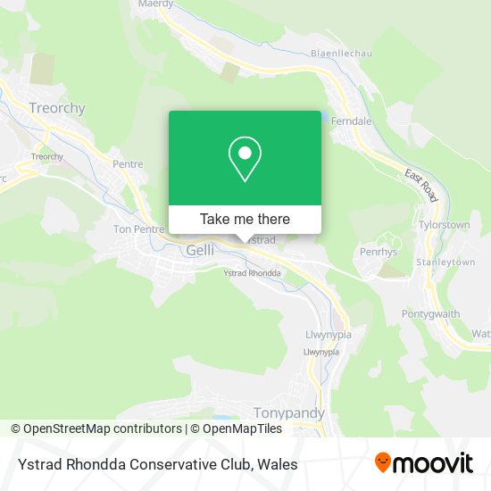 Ystrad Rhondda Conservative Club map