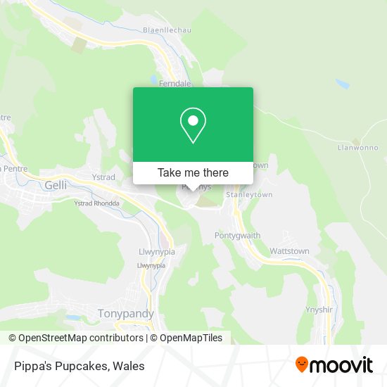 Pippa's Pupcakes map