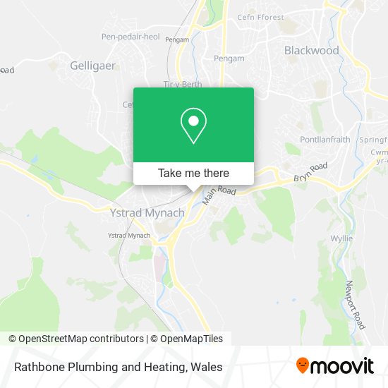 Rathbone Plumbing and Heating map