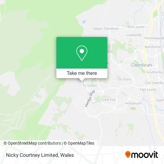Nicky Courtney Limited map