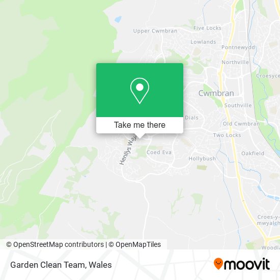 Garden Clean Team map