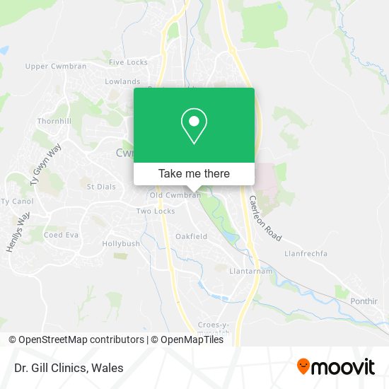 Dr. Gill Clinics map