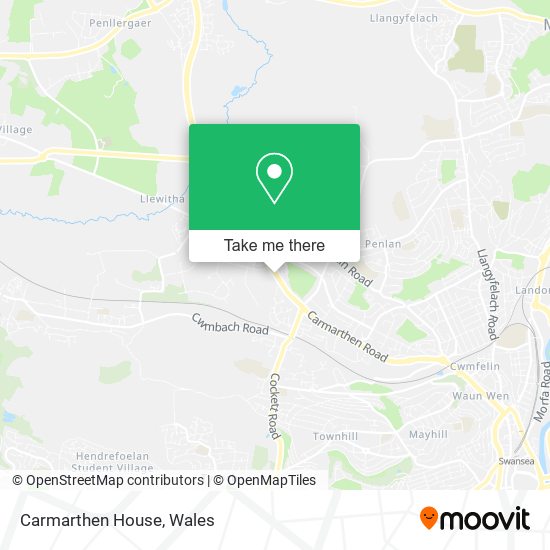 Carmarthen House map