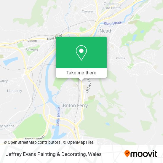 Jeffrey Evans Painting & Decorating map