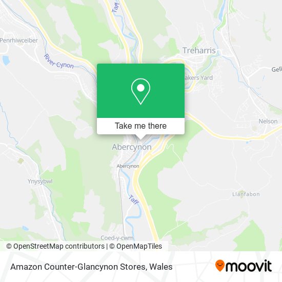 Amazon Counter-Glancynon Stores map