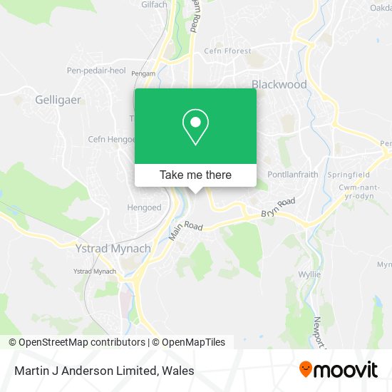 Martin J Anderson Limited map