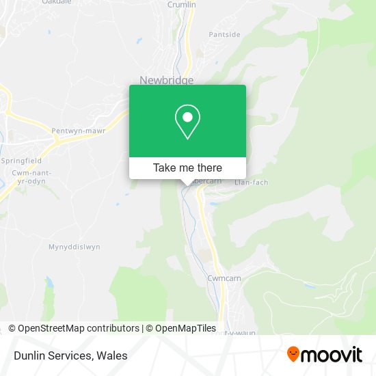 Dunlin Services map