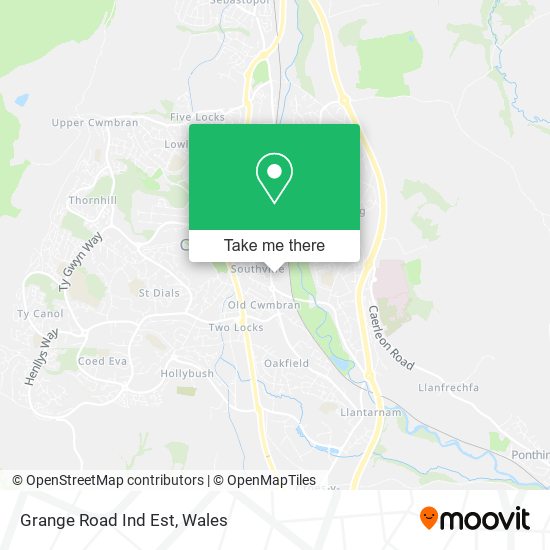 Grange Road Ind Est map
