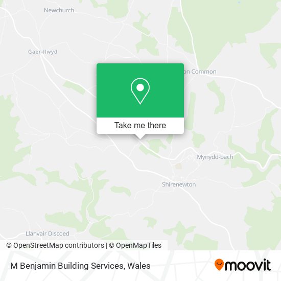 M Benjamin Building Services map