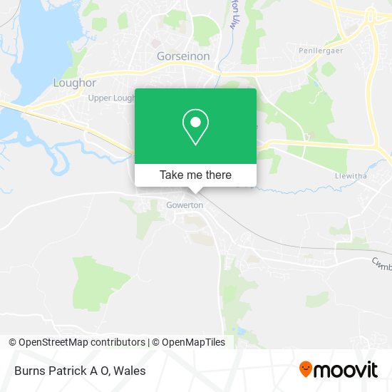 Burns Patrick A O map