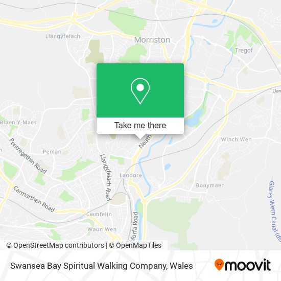 Swansea Bay Spiritual Walking Company map