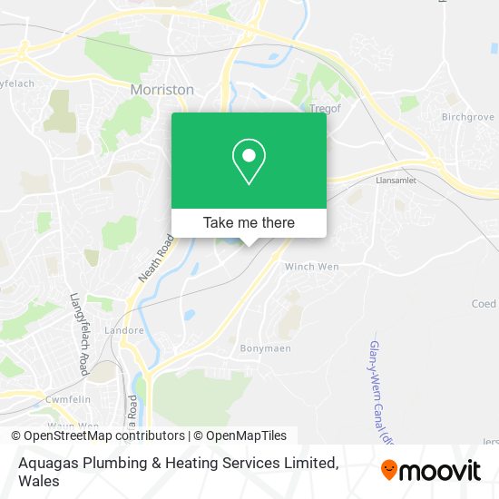 Aquagas Plumbing & Heating Services Limited map