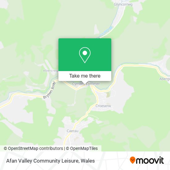 Afan Valley Community Leisure map