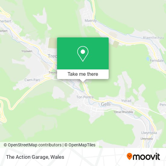 The Action Garage map