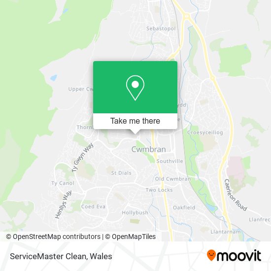 ServiceMaster Clean map