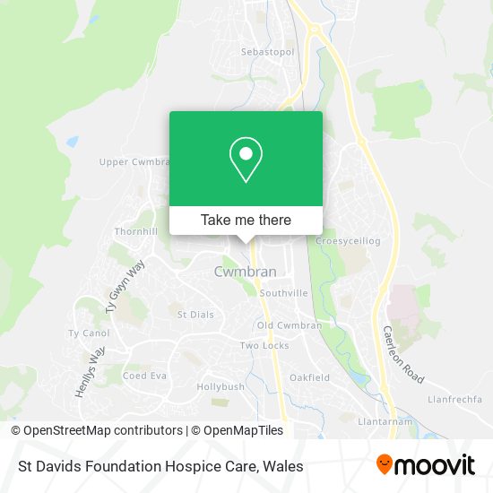 St Davids Foundation Hospice Care map
