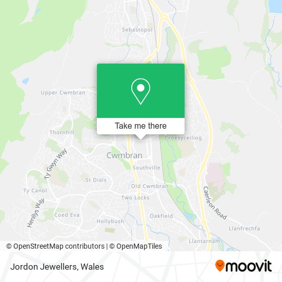 Jordon Jewellers map