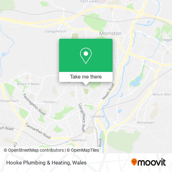 Hooke Plumbing & Heating map