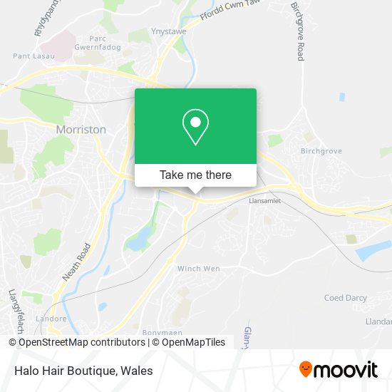 Halo Hair Boutique map