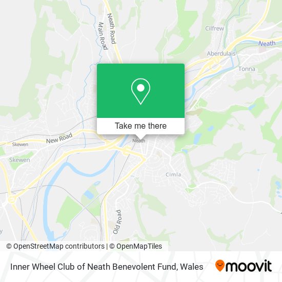 Inner Wheel Club of Neath Benevolent Fund map