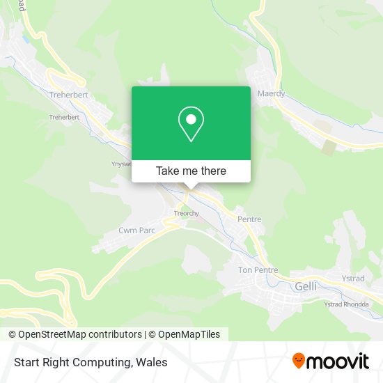 Start Right Computing map