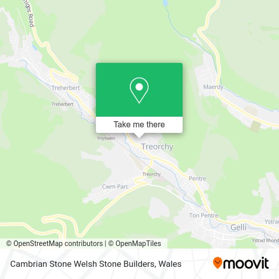 How to get to Cambrian Stone Welsh Stone Builders in Rhondda Cynon Taf
