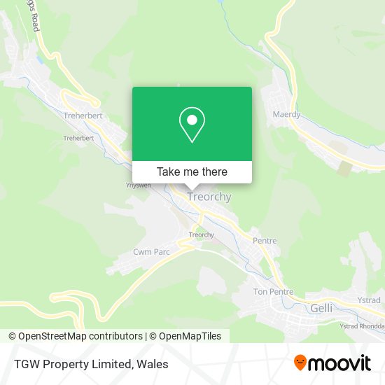 TGW Property Limited map