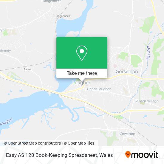 Easy AS 123 Book-Keeping Spreadsheet map