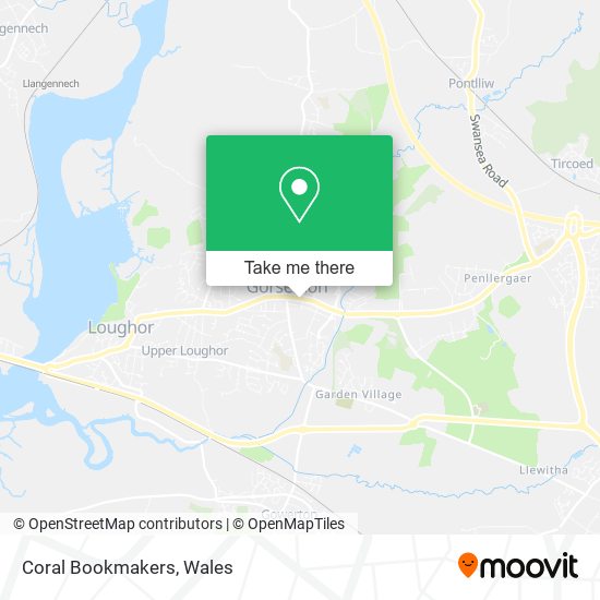 Coral Bookmakers map