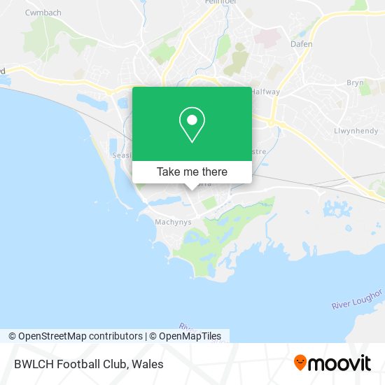 BWLCH Football Club map