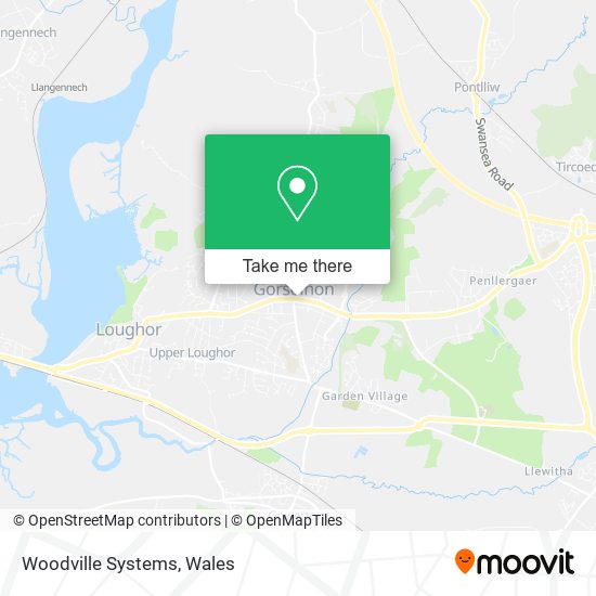 Woodville Systems map