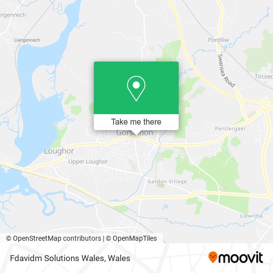 Fdavidm Solutions Wales map