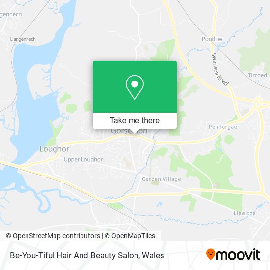 Be-You-Tiful Hair And Beauty Salon map
