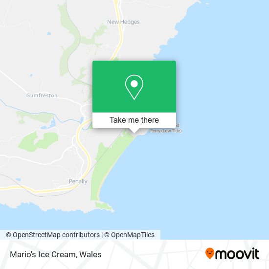 Mario's Ice Cream map