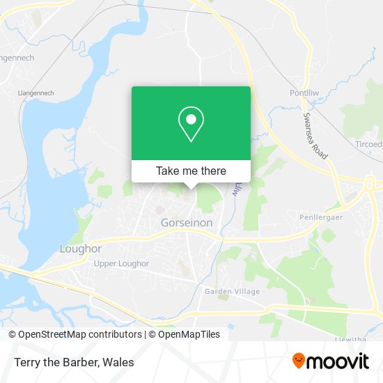 Terry the Barber map