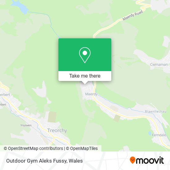 Outdoor Gym Aleks Fussy map